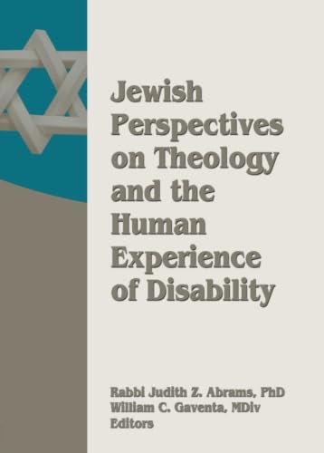 Jewish Perspectives on Theology and the Human Experience of Disability,Used