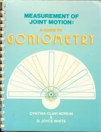 Measurement Of Joint Motion: A Guide To Goniometry,Used