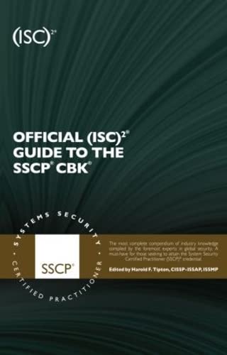 Official (ISC)2 Guide to the SSCP CBK ((ISC)2 Press),Used