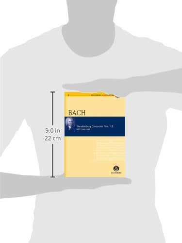 Brandenburg Concertos 13 BWV 1046/1047/1048: Eulenburg Audio+Score Series,Used