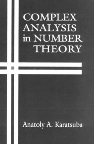 Complex Analysis In Number Theory,Used