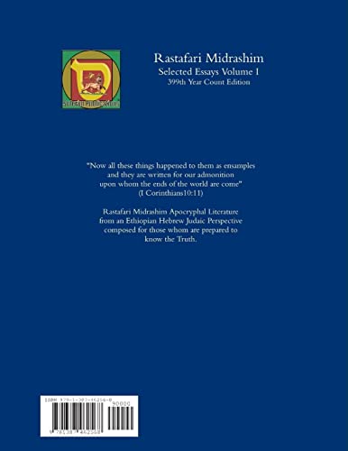 Rastafari Midrashim Selected Essays Volume I,Used
