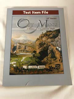 Test Item File book for Out of Many: A History of the American People (AP Edition, 5th edition) (Out,Used