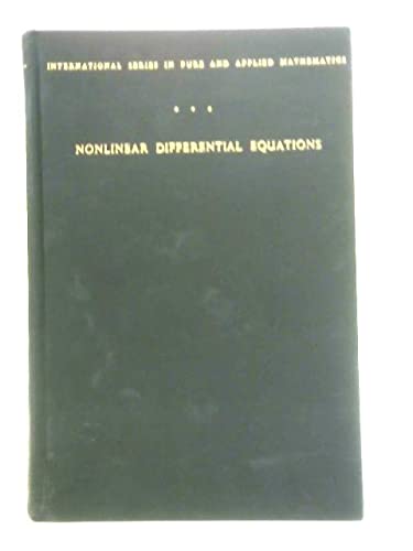 Nonlinear differential equations.,Used