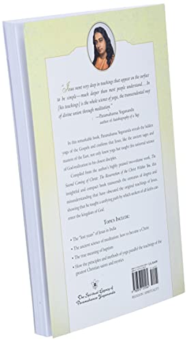 The Yoga Of Jesus  Understanding The Hidden Teachings Of The Gospels (Selfrealization Fellowship),New