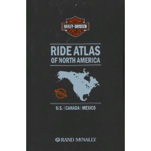 Harley Davidson Ride Atlas of North America,Used