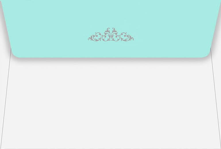 Blue Elegance Thank You Notes (Stationery, Note Cards),Used