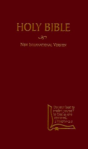 Holy Bible New International Version: Drill Bible Burgundy (Niv Drill Bible),New