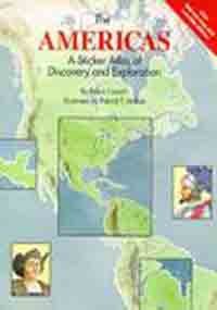 The Americas: A Sticker Atlas of Exploration and Discovery,Used