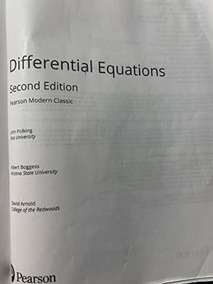 Differential Equations (Classic Version) (Pearson Modern Classics For Advanced Mathematics Series)