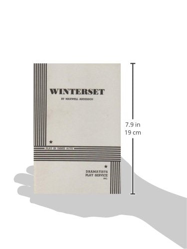 Winterset. (Acting Edition for Theater Productions),Used