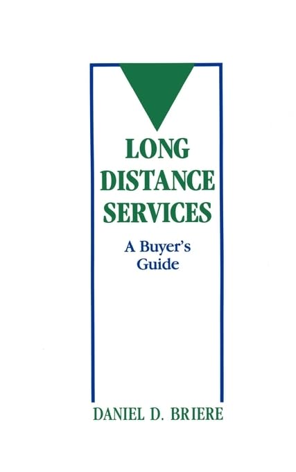 Long Distance Services: A Buyer's Guide (Artech House Telecommunications Library),Used