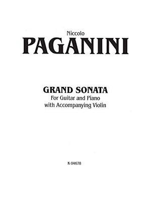 Grand Sonata: For Guitar and Piano with Accompanying Violin (Kalmus Edition),Used