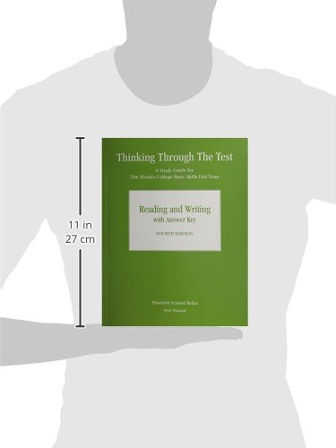 Thinking Through the Test: A Study Guide for the Florida College Basic Skills Exit Tests, Reading & Writing (W/ Answers),Used
