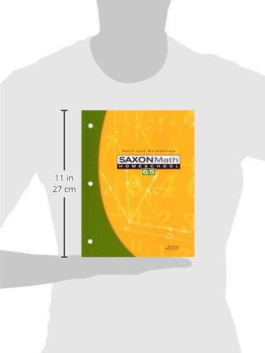Saxon Publishers Saxon Math Homeschool 6/5: Tests and Worksheets for Effective Learning and Assessment