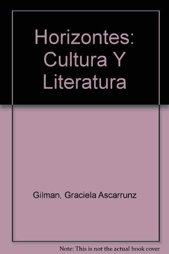Horizontes: Cultura Y Literatura,Used