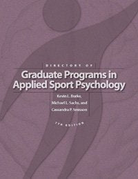 Directory of Graduate Programs in Applied Sport Psychology, 7th Edition,Used