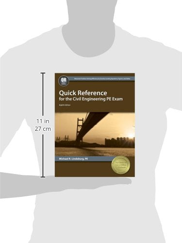 Quick Reference for the Civil Engineering PE Exam, 8th Ed,Used