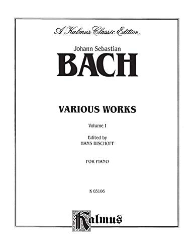 Various Works, Vol 1 (Kalmus Edition, Vol 1),Used