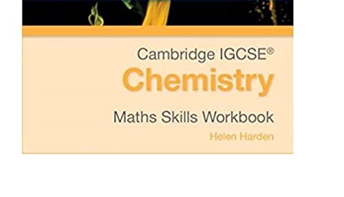 Cambridge IGCSE Chemistry Maths Skills Workbook (Cambridge International IGCSE),Used