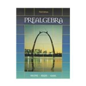Thomson Advantage Books: Prealgebra,Used