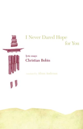 I Never Dared Hope for You: Lyric Essays,Used