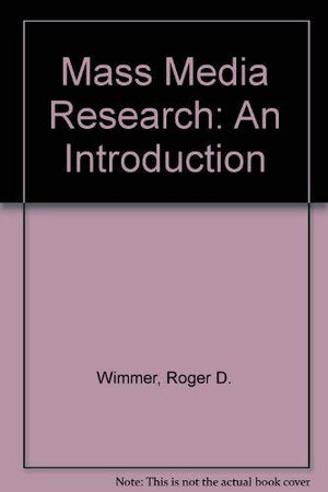 Mass media research: An introduction,Used