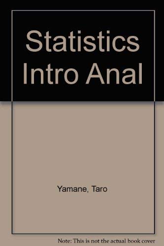 Statistics: An Introductory Analysis,Used