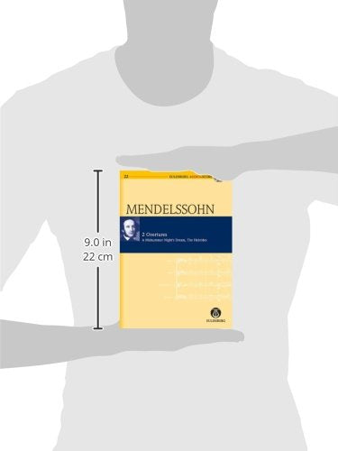 2 Overtures: Op. 21/Op. 36 A Midsummer Night's Dream/The Hebrides: Eulenburg Audio+Score Series,Used