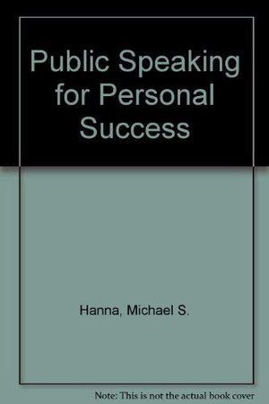 Public Speaking for Personal Success,Used