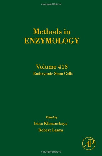 Methods in Enzymology, Volume 418: Embryonic Stem Cells,Used