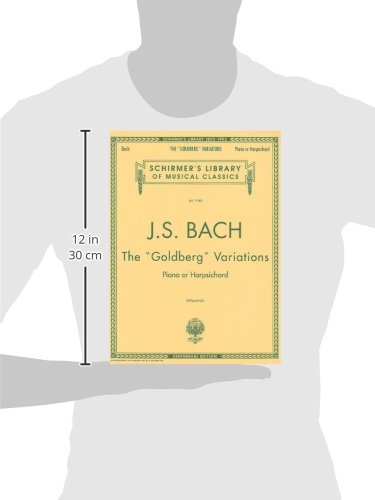 Bach: Goldberg Variations: Schirmer Library of Classics Volume 1980 Piano Solo (Schirmer's Library of Musical Classics),Used