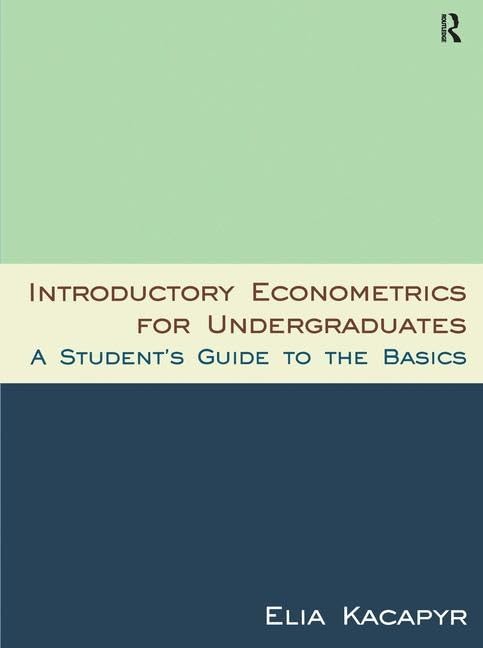 Introductory Econometrics for Undergraduates,Used