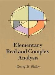 Elementary Real And Complex Analysis (Dover Books On Mathematics)