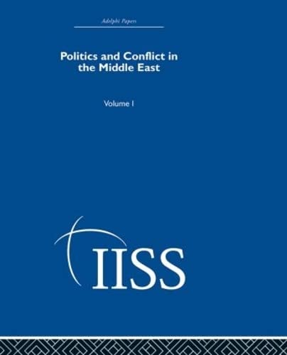 Politics and Conflict in the Middle East: Volume 1 (Adelphi Papers Reissue Hardback),Used