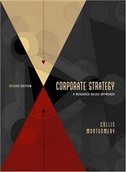 Corporate Strategy: A Resourcebased Approach,New