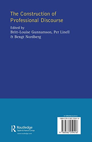 The Construction of Professional Discourse (Language In Social Life),Used