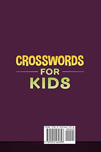 Crosswords for Kids: Crossword Puzzle Book for Kids Ages 8 and Up,Used