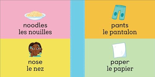 100 First Words for Toddlers: EnglishFrench Bilingual: A French Book for Kids,New