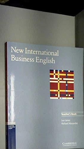 New International Business English Teacher's book,Used
