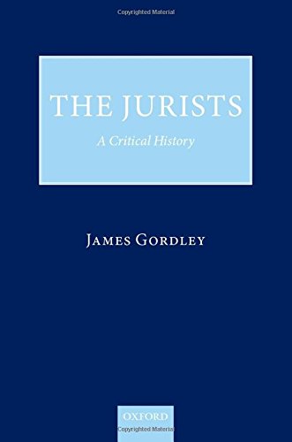 The Jurists: A Critical History,Used