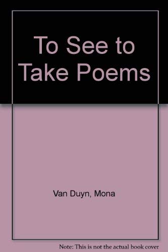 To See to Take Poems,Used