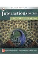 Interactions Access  Listening /Speaking SB + eCourse Code: Silver Edition,Used