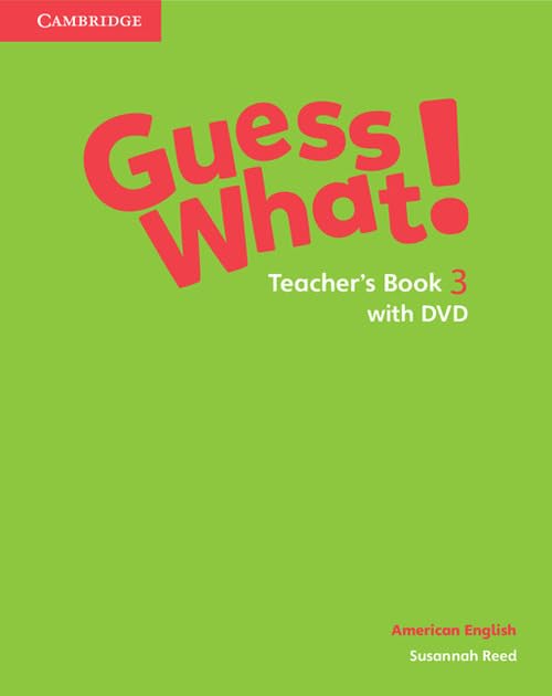 Guess What! American English Level 3 Teacher's Book with DVD,Used