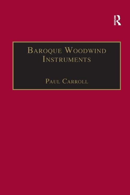 Baroque Woodwind Instruments: A Guide to Their History, Repertoire and Basic Technique,Used