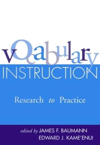 Vocabulary Instruction: Research To Practice (Solving Problems In The Teaching Of Literacy),Used