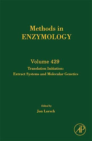 Translation Initiation: Extract Systems and Molecular Genetics (Volume 429) (Methods in Enzymology, Volume 429),Used