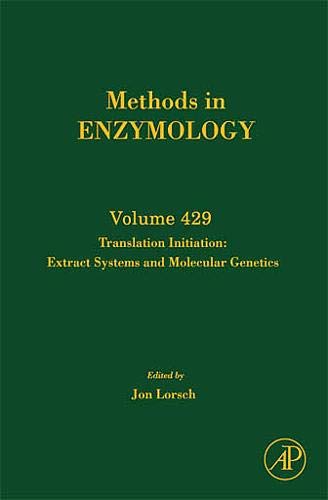 Translation Initiation: Extract Systems and Molecular Genetics (Volume 429) (Methods in Enzymology, Volume 429),Used