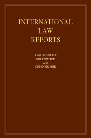 International Law Reports (Volume 108),Used