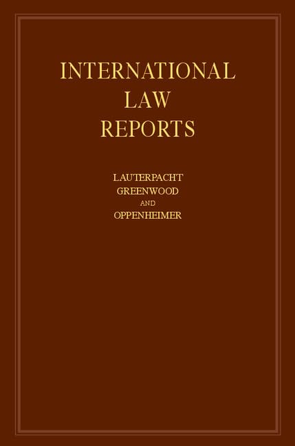 International Law Reports (Volume 108),Used